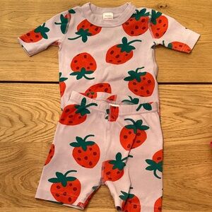 Hanna Andersson Lilac and Red Kids Pajama Top
